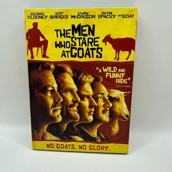 The Men Who Stare At Goats DVD 2009 R George Clooney Jeff Bridges Comedy - Picture 2 of 5